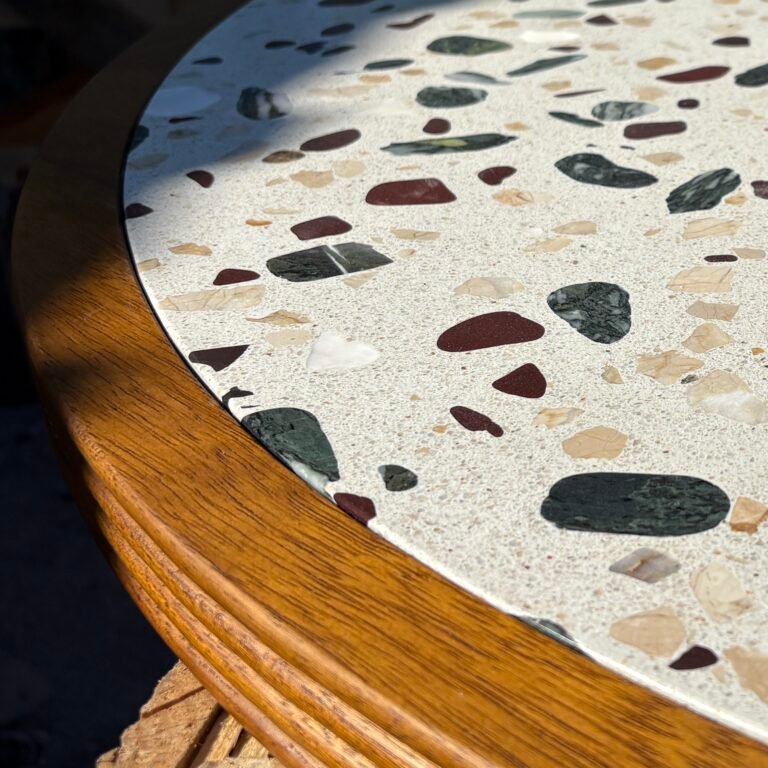 Fiore modeli terrazzo masa tablası